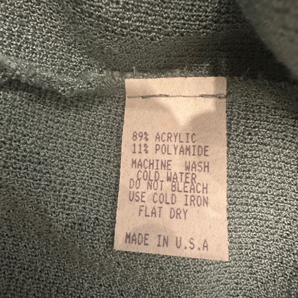 Vintage DIVA Knitwear Teal Maxi Skirt - Size M - NWT - Picture 6 of 7